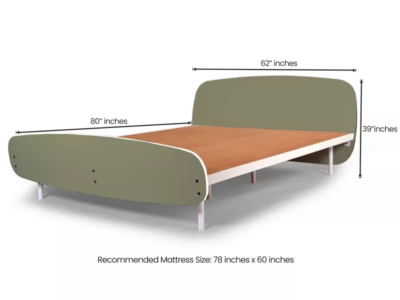 Olivix Queen Size Double Bed